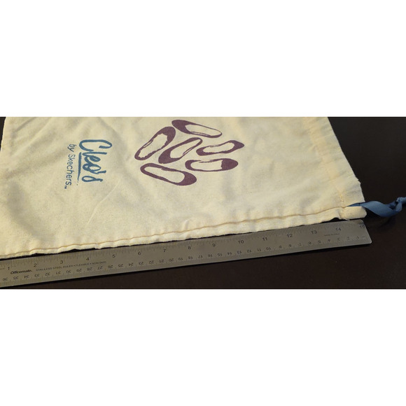 Cleo's by Skechers Storage Pull String Dust Bag for Small Bags Shoes or Sandals - Picture 4 of 5